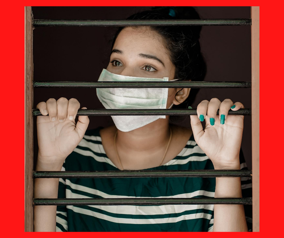 Red background Corna gal